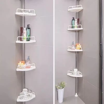 Washroom & Living Room Corner Self Rack